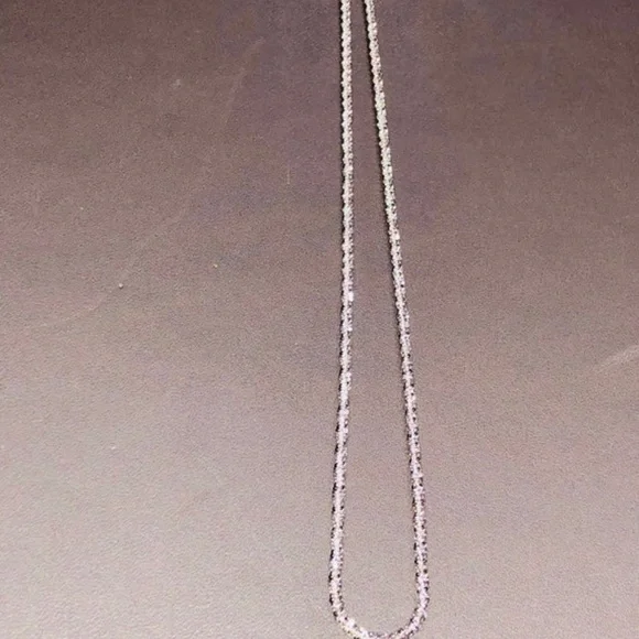 Beautiful Turkish gold vermeil 925 sterling silver sparkle chain Best Gift Ever! - Picture 3 of 6